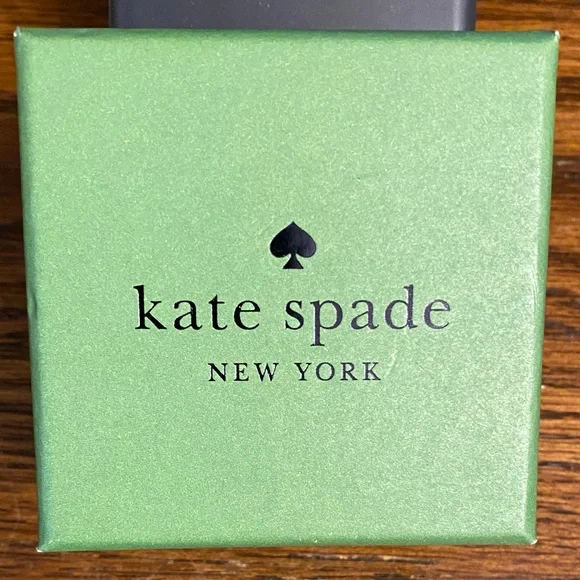 Kate Spade Gold Clear Zirconia Earrings - Picture 3 of 4